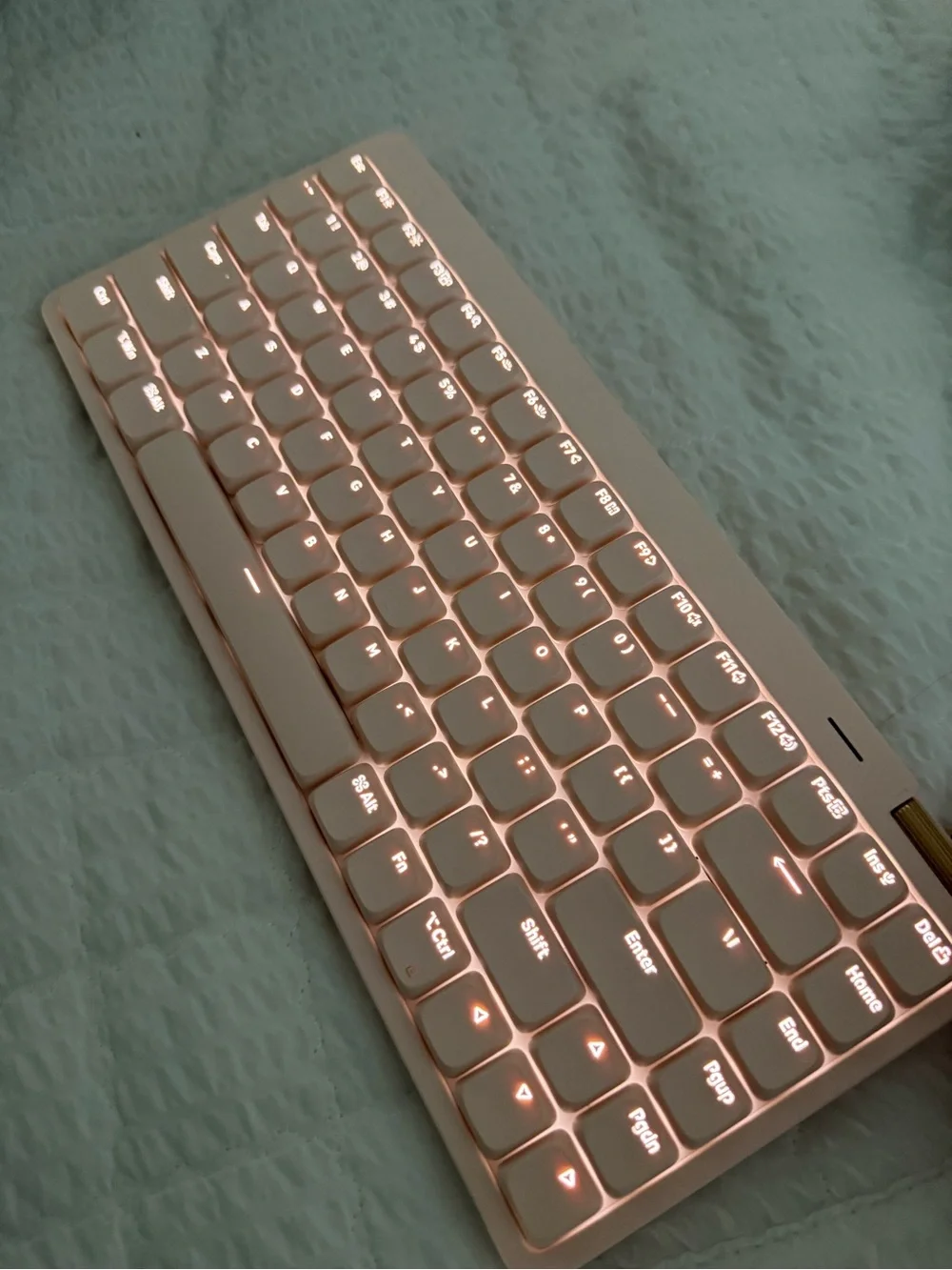 LOFREE Flow Lite Wireless Mechanical Keyboard 84-Key 75% Flamingo Low Profile